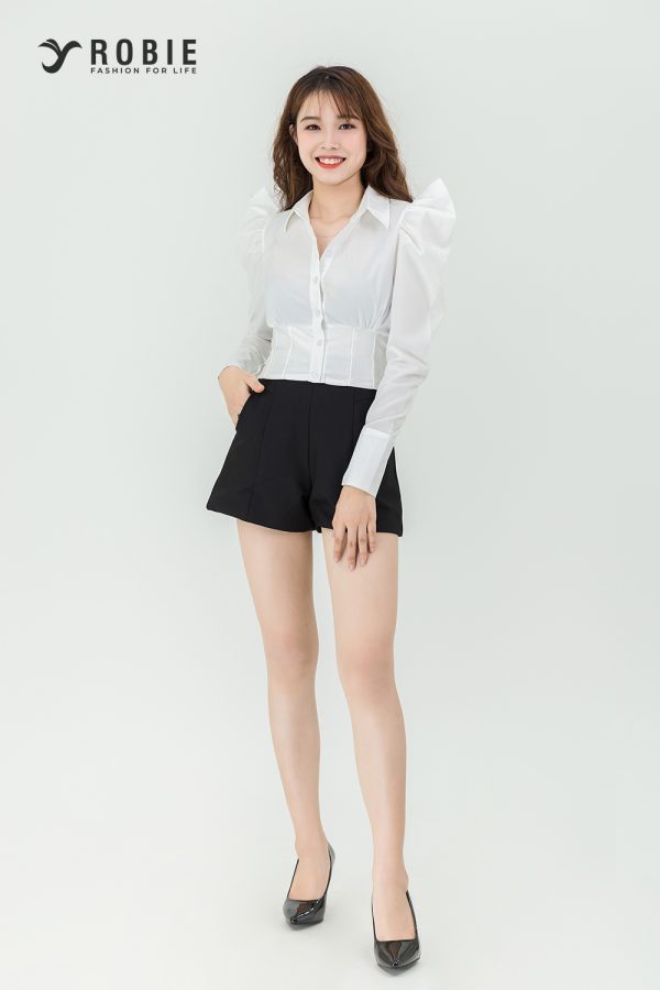 Áo sơ mi tay phồng RB27