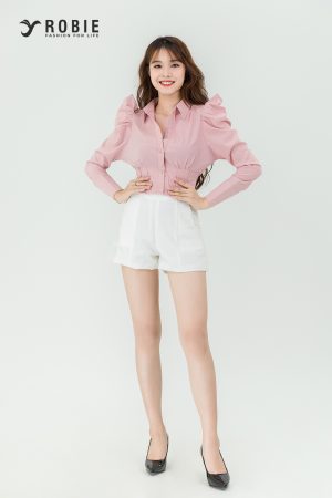 Áo sơ mi tay phồng RB27